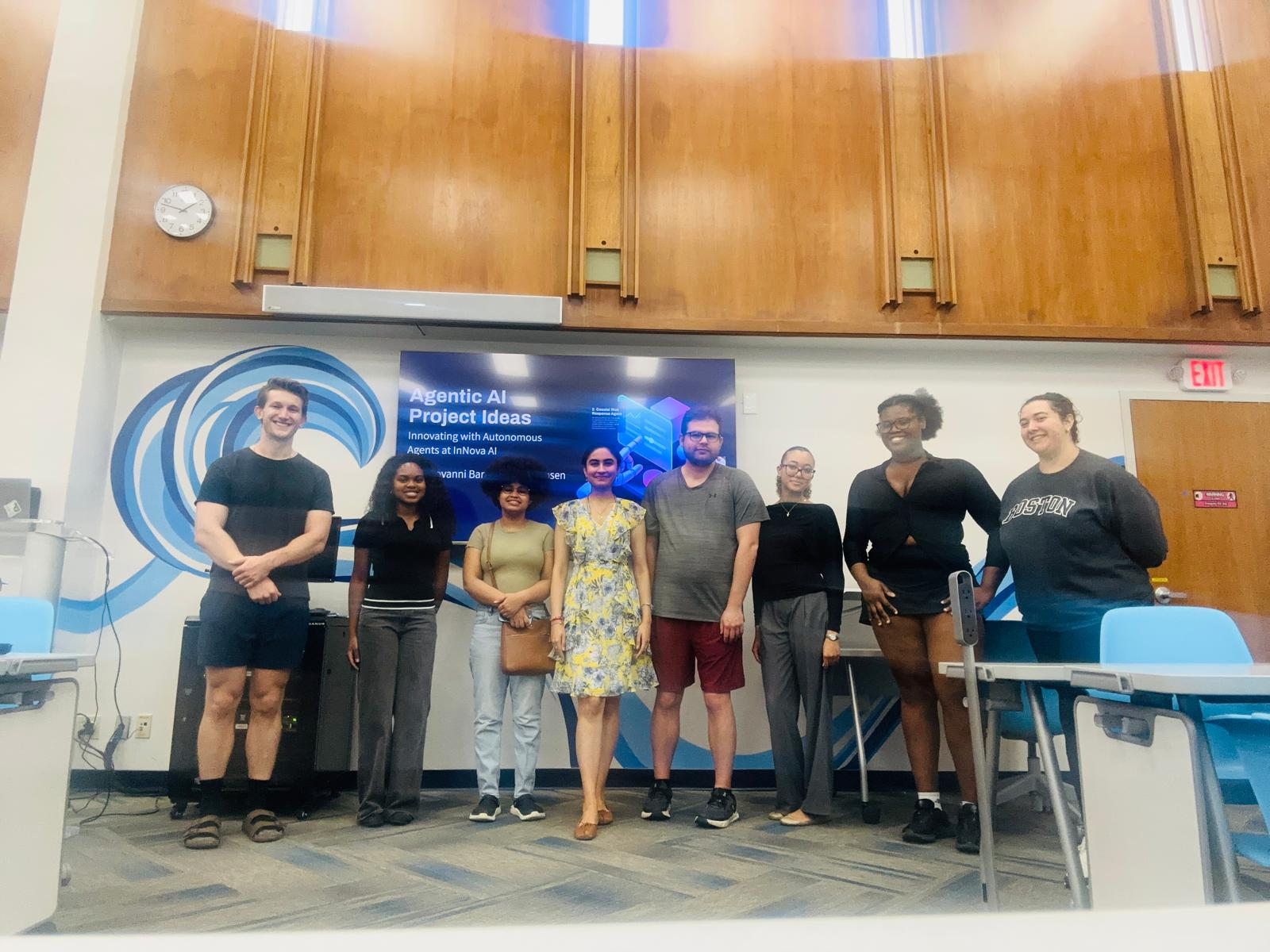 InNova AI project ideas presentation and team